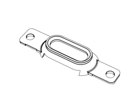 OEM / ODM ： Cold Runner Injection Molding & Transparent Smart Glasses Case Decorative Ring (1*4) No.23846