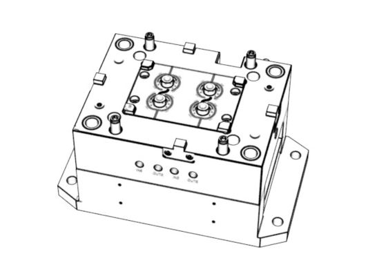 OEM / ODM ： Double Injection Molding & Transparent Smart Doorbell Button (1*4) No.23675 & 23676