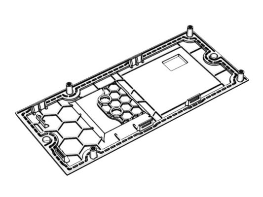 OEM / ODM ： Hot Runner Injection Molding & Intelligent doorbell bottom shell (1*2) No.23681