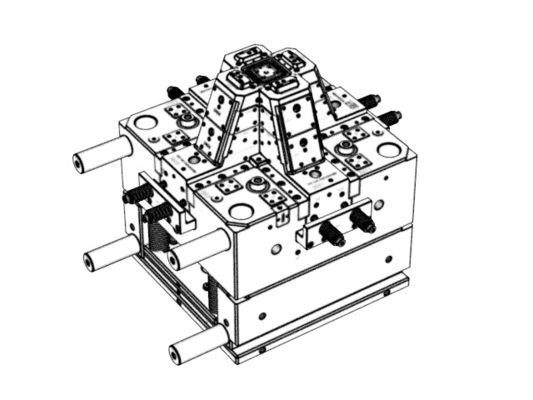 OEM / ODM ： Single Cavity Injection Mold & Middle housing (1*1)No.23394