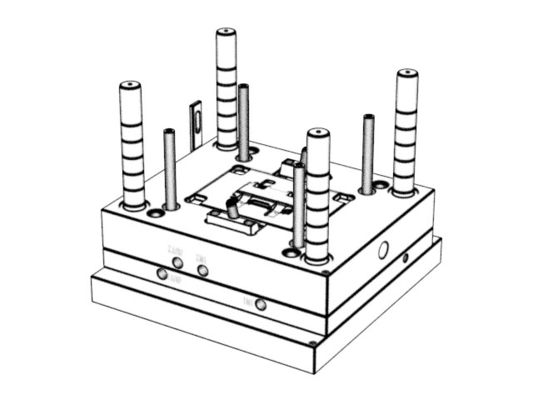 OEM / ODM ： Cold Runner Injection Molding & Scanner bar of transparent scan pen (1*4) No.24004