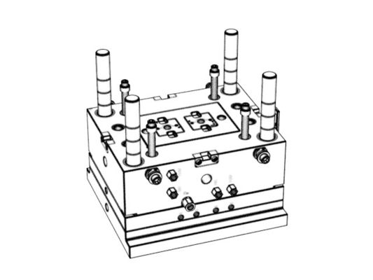 Battery Housing (1*2) / Three-plates mold / Cold runner No.24500