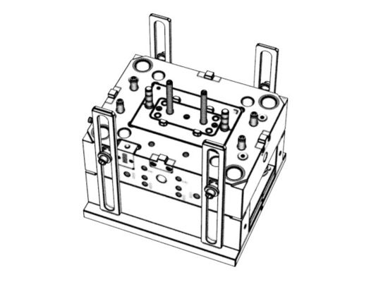 Transparent Battery Case (1*2) / Cold runner / Three-plates mold No.24500