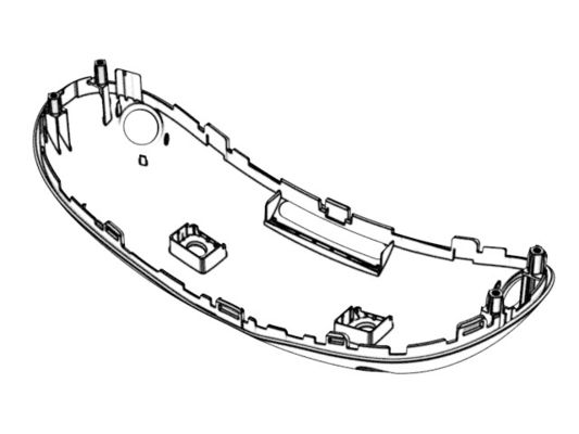 OEM/ODM：Custom electric equipment mold / Transparent AR Front Housing Structure (1*1) No.25176