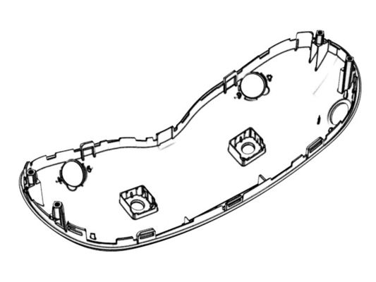OEM/ODM：Custom electric equipment mold / AR Front Housing Structure (1*1)  No.25176