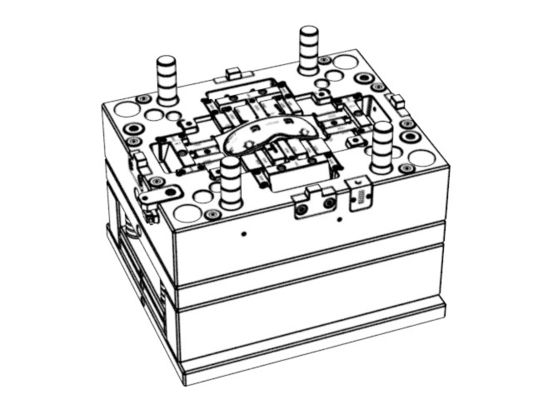 OEM/ODM：Custom electric equipment mold / AR Front Housing Structure (1*1)  No.25176