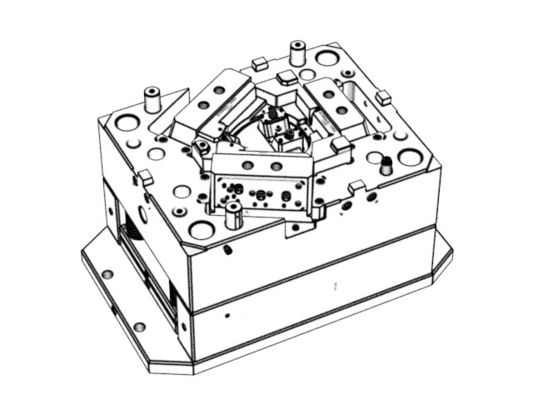 Transparent Inner Housing 1x1 Cold Runner Three Plate Mold No.19015 And 19016 -B