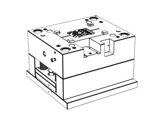 OEM/ODM Transparent Key (1*8) plastic injection mold No.19017-C