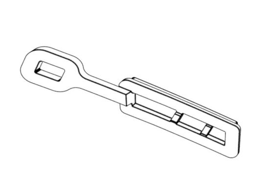 key (1*8)/ Cold runner / Two-plates mold No.19017-B
