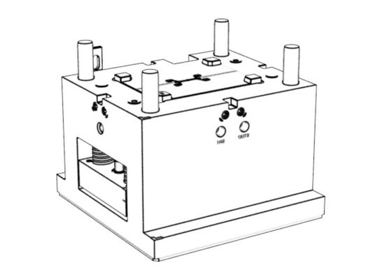 Medical Instrument PN-2051 (1*4) / Two-plates mold / Cold runner No.21059-C