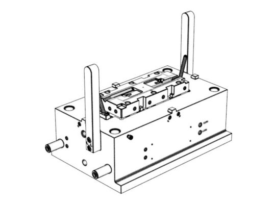 Transparent Medical Instrument PN-2055 (1*2) / Two-plates mold / Cold runner No.21061-B