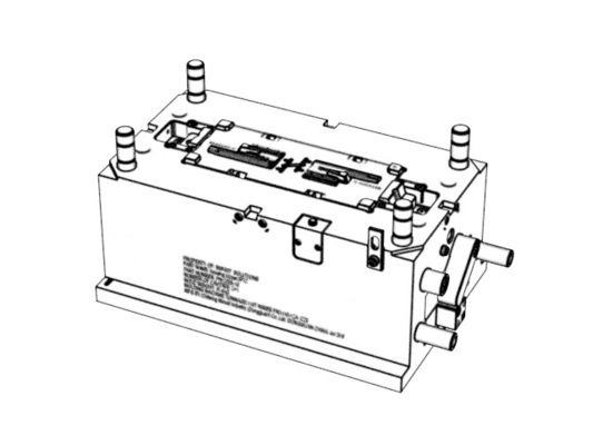 Medical Instrument PN-2055 (1*2) / Two-plates mold / Hot runner No.21061-C