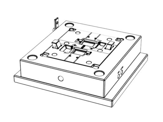 OEM / ODM ： Cold Runner Injection Molding & Transparent Medical Instrument Cover (1*2) No.23670