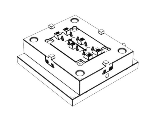 Transparent Medical Instrument PN-1691 (1*4) / Two-plates mold / Cold runner No.21063