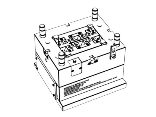 Medical Instrument PN-1691 (1*4) Two-Plates Mold Cold Runner No.21063-C
