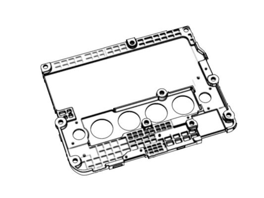 OEM / ODM : Custom Consumer Electronics Molds / Transparent antenna holder (1*2)  No.22677-B