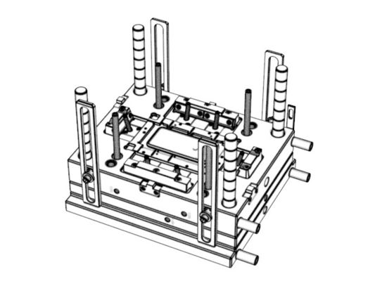 OEM / ODM ：Custom Consumer Electronics Molds / Battery cover (1*1) No.22683-A