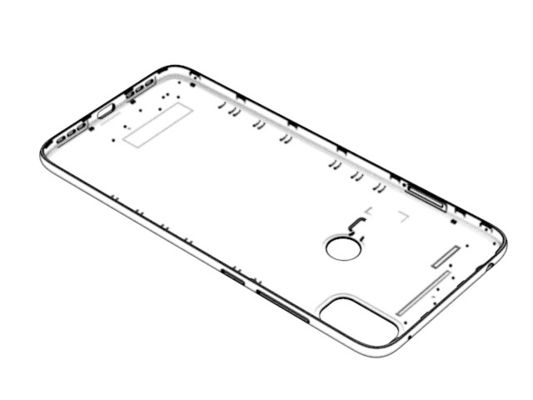 OEM / ODM ：Custom Consumer Electronics Molds / Transparent battery cover (1*1) No.22683-B