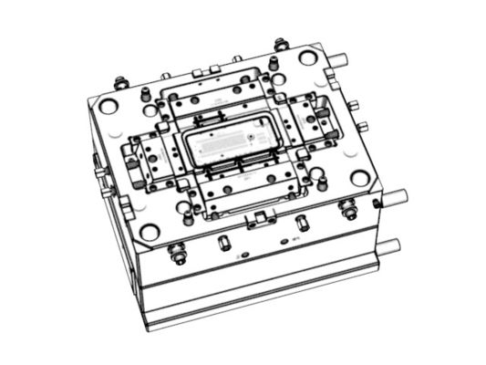 OEM / ODM ：Custom Consumer Electronics Molds / Transparent battery cover (1*1) No.22683-B