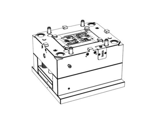 OEM / ODM ： Multi Cavity Injection Mold & Transparent mainboard bracket (1*2)  No.22684
