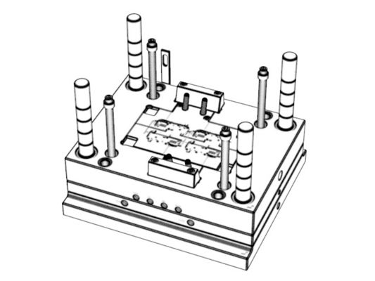 OEM/ODM：Custom Electronic Enclosures / Lower bracket (1*4)  No.24318
