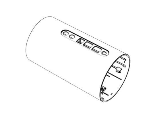 OEM / ODM ：Electronic Enclosures / Transparent middle housing (1*1) No.24670-B