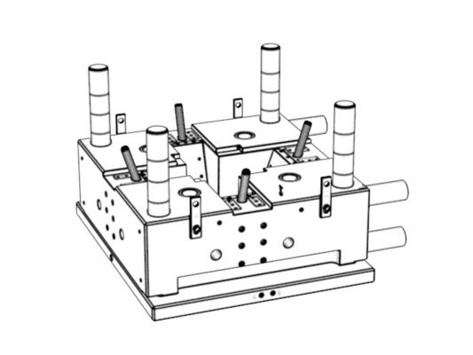 OEM / ODM ：Electronic Enclosures / Transparent middle housing (1*1) No.24670-B