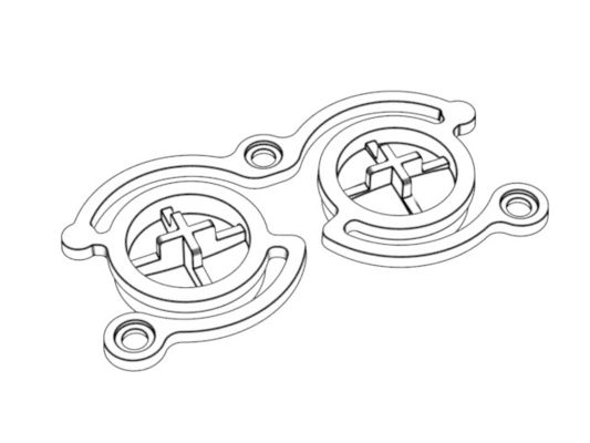 Button (1*4) / Cold runner / Three-plates mold No.24671