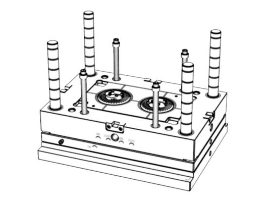OEM/ODM: Custom electronic enclosures / Transparent bottom cover bracket (1*2) No.24677