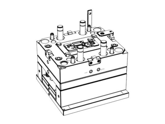OEM/ODM: Custom consumer electronics molds / Transparent RGB camera bracket (1*1)  No.25173