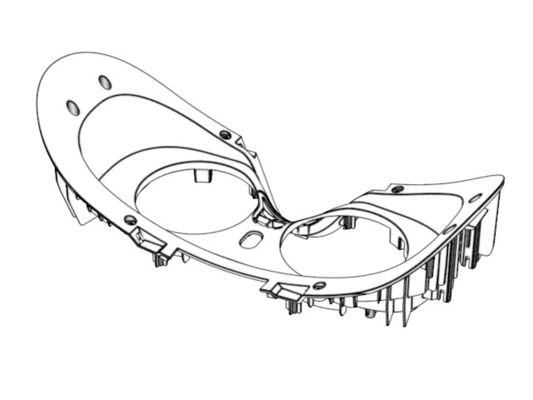 OEM/ODM: Custom mold / Top cover structure (1*1)  No.25174