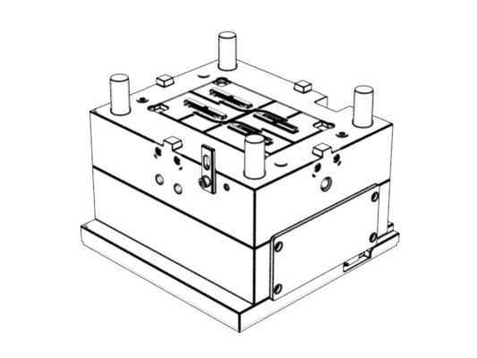 Medical Instrument PN-1809 (1*4) / Two-plates mold / Cold runner No.21064-B