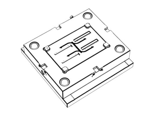 Transparent Medical Instrument PN-1809 (1*4) / Two-plates mold / Cold runner No.21064-C