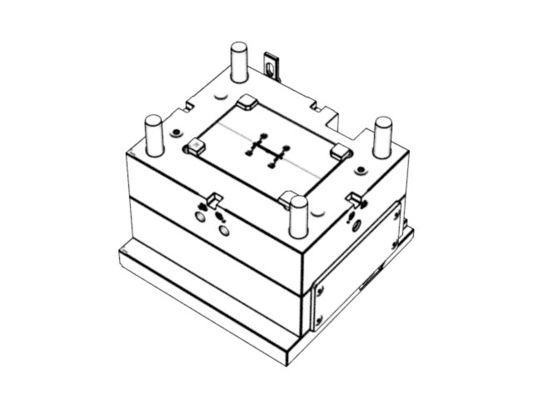 Transparent Medical Instrument PN-1797 (1*4) Two-Plates Mold Cold Runner No.21065-C