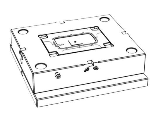 OEM / ODM ： Precision Injection Molding & Clamshell Phone Front Cover (1*1) No.21869-B