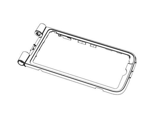 OEM / ODM ： Precision Injection Molding & Clamshell Phone Front Shell (1*1)  No.21871-B