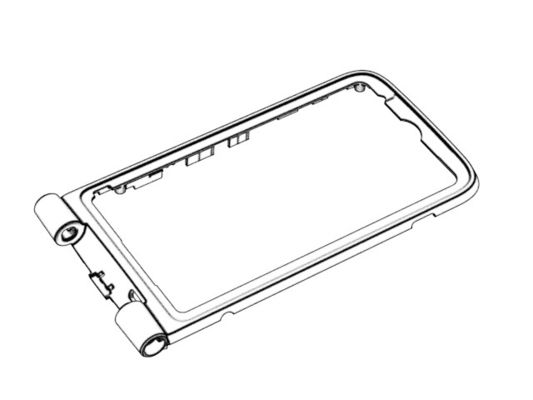 OEM / ODM ： Precision Injection Molding & Transparent Clamshell Phone Front Cover (1*1) No.21871-B