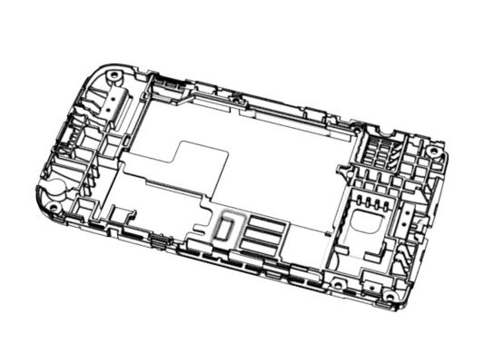 OEM / ODM ： Precision Injection Molding & Transparent Clamshell Phone Back Cover (1*1) No.21872-B