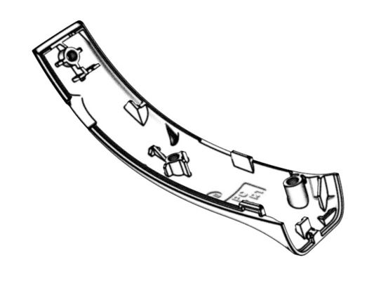 OEM / ODM ： Cold Runner Injection Molding & Left + Right Transparent Eye Shell(1+1) No.23056