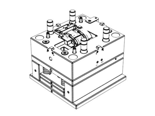 OEM / ODM ： Cold Runner Injection Molding & Left + Right Transparent Eye Shell(1+1) No.23056