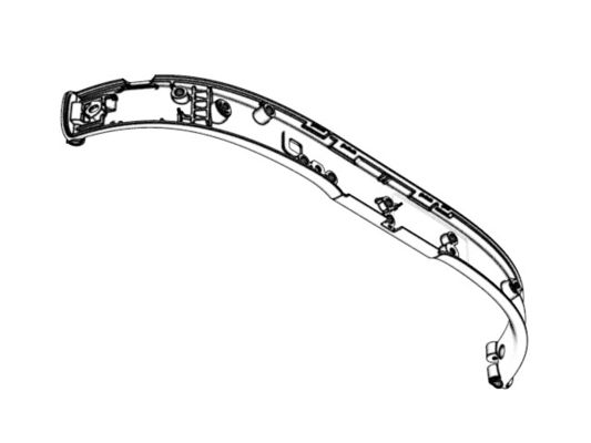 OEM / ODM ： Cold Runner Injection Molding & Transparent Glasses Inner Housing (1*1) No.23057