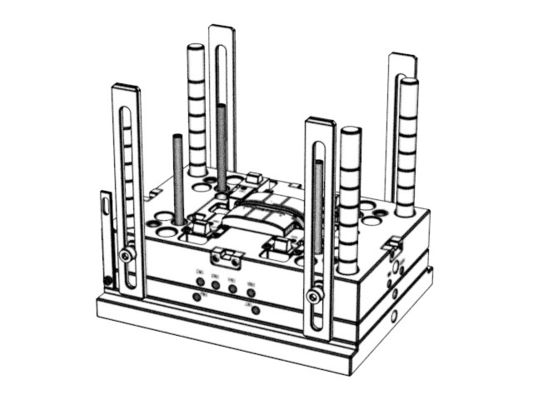 OEM / ODM ： Cold Runner Injection Molding & Glasses Inner Housing 1*1 No 23057-B