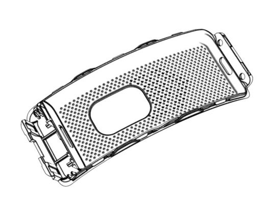 OEM / ODM ： Cold Runner Injection Molding & Transparent Smart Watch Base Lower Housing 1*4 No.23305