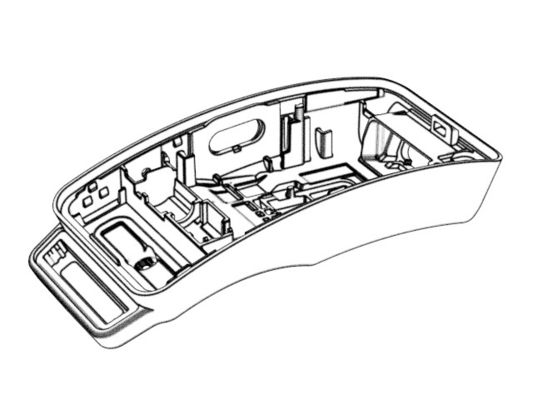 OEM / ODM ： Double Injection Molding & Transparent Headphone Lower Housing 1*2 No:23306 & 23307-B