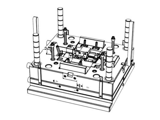 OEM / ODM ： Single Cavity Injection Mold & LH Bracket (1*1) No.23399