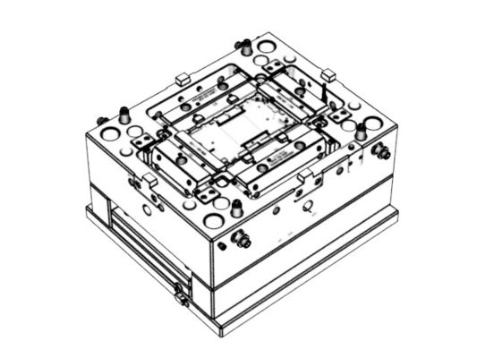 OEM / ODM ： Hot Runner Injection Molding & Transparent Tablet Battery Cover (1*1)  No.23605-B