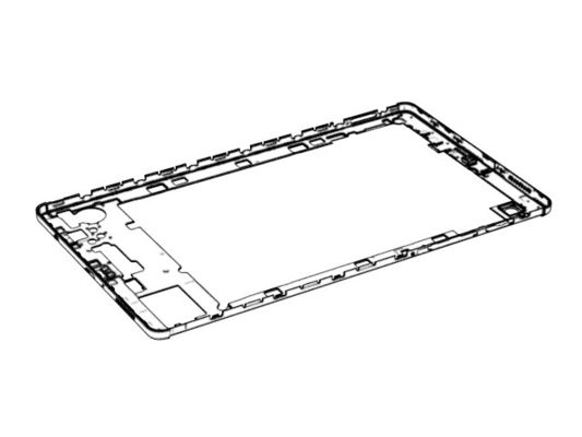 OEM / ODM ： Hot Runner Injection Molding & Transparent Tablet Battery Cover (1*1) No.23605