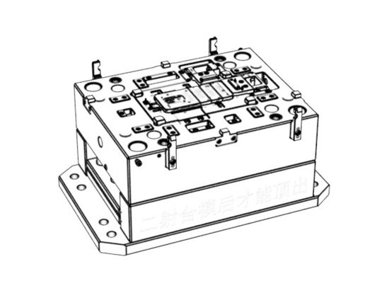 OEM / ODM ： Double Injection Molding & Transparent Three-proof Phone Battery Cover (1*1) No.23691&23692