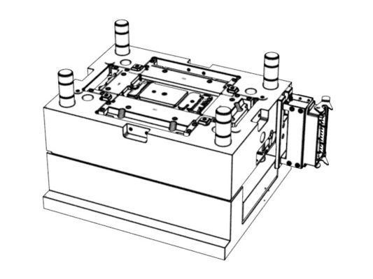 OEM / ODM ： Hot Runner Injection Molding & Transparent phone TP trim (1*1) No.23854