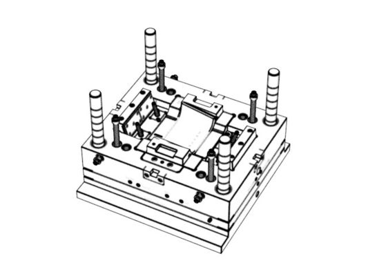 OEM / ODM ： Single Cavity Injection Mold & Transparent Router Upper Cover (1*1)  No.23891